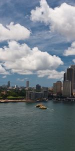 Ciudades,Nubes,Sydney,Paisaje,Mar