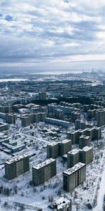 Nuages,Villes,Sky,Hiver,Paysage