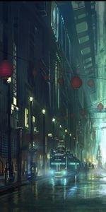 Landscape,Cities,Streets,Fantasy