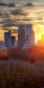 Landscape,Cities,Sunset