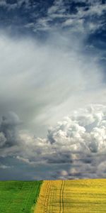 Landscape,Clouds,Fields