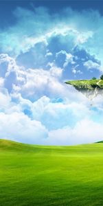 Landscape,Clouds,Sky,Fields,Fantasy