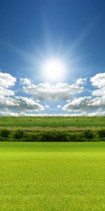 Landscape,Grass,Sky,Clouds