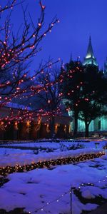 Vacaciones,Invierno,Año Nuevo,Paisaje,Noche,Navidad