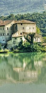 Landscape,Houses,Rivers