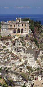 Paysage,Maisons,Mer