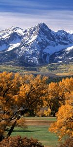 Montagnes,Paysage,Automne