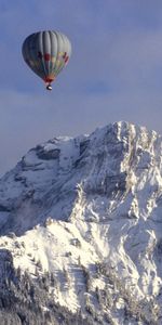 Montagnes,Ballons,Paysage