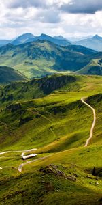 Nuages,Montagnes,Paysage