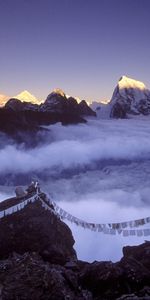 Nuages,Montagnes,Paysage