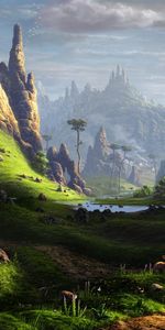 Landscape,Mountains,Fantasy