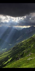 Nuages,Montagnes,Sun,Paysage