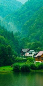 Landscape,Nature,Houses