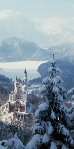 Landscape,Nature,Snow,Castles