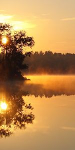 Nature,Coucher De Soleil,Paysage,Lacs