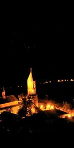 Nuit,Paysage,Chateaux