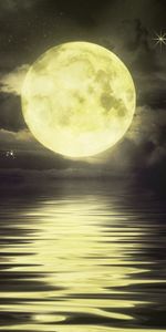 Landscape,Night,Moon,Pictures