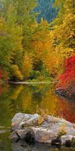 Landscape,Rivers,Autumn