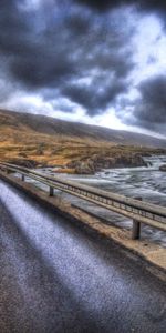 Cielo,Paisaje,Ríos,Arte,Carreteras,Puentes