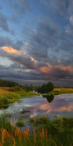 Nuages,Paysage,Les Champs,Sky,Rivières