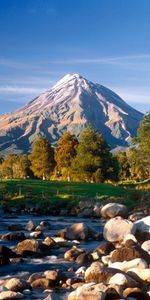 Landscape,Rivers,Stones,Mountains