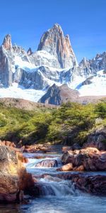 Paisaje,Ríos,Stones,Montañas