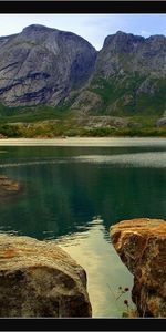 Landscape,Rivers,Stones,Mountains