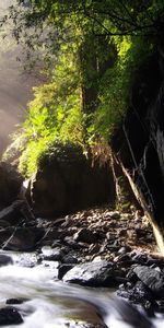 Landscape,Rivers,Stones,Waterfalls