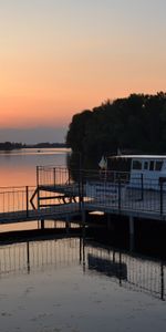 Rivières,Coucher De Soleil,Paysage