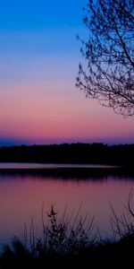 Rivières,Coucher De Soleil,Paysage