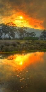 Landscape,Rivers,Sunset