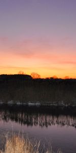 Rivières,Paysage,Coucher De Soleil