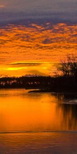 Landscape,Rivers,Sunset