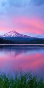 Landscape,Rivers,Sunset,Clouds,Mountains