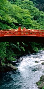 Landscape,Rivers,Trees,Bridges