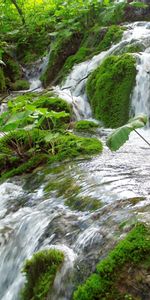 Река,Пейзаж,Водопады