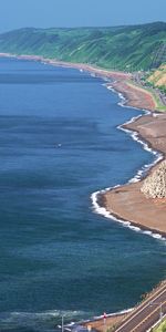 Paisaje,Montañas,Carreteras,Mar