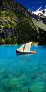 Landscape,Sea,Boats