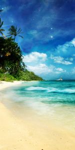 Landscape,Sea,Clouds,Beach