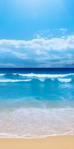 Nubes,Ondas,Paisaje,Mar,Playa