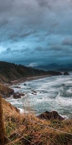 Landscape,Sea,Waves