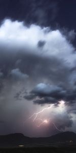 Landscape,Sky,Clouds,Lightning