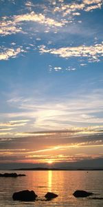 Nuages,Sky,Aube,Paysage,Mer