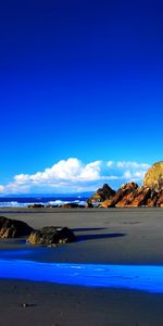 Paisaje,Playa,Stones,Cielo,Montañas