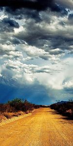 Routes,Nuages,Paysage,Sky