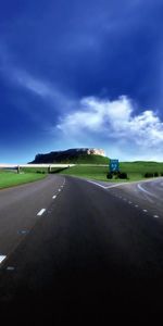 Paisaje,Cielo,Nubes,Carreteras