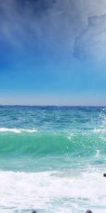 Landscape,Sky,Sea,Clouds,Waves