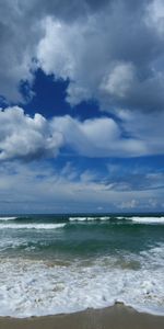 Landscape,Sky,Sea,Clouds,Waves