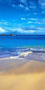 Landscape,Sky,Sea,Clouds,Waves,Beach