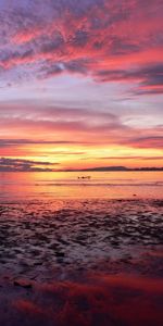 Sky,Coucher De Soleil,Mer,Paysage